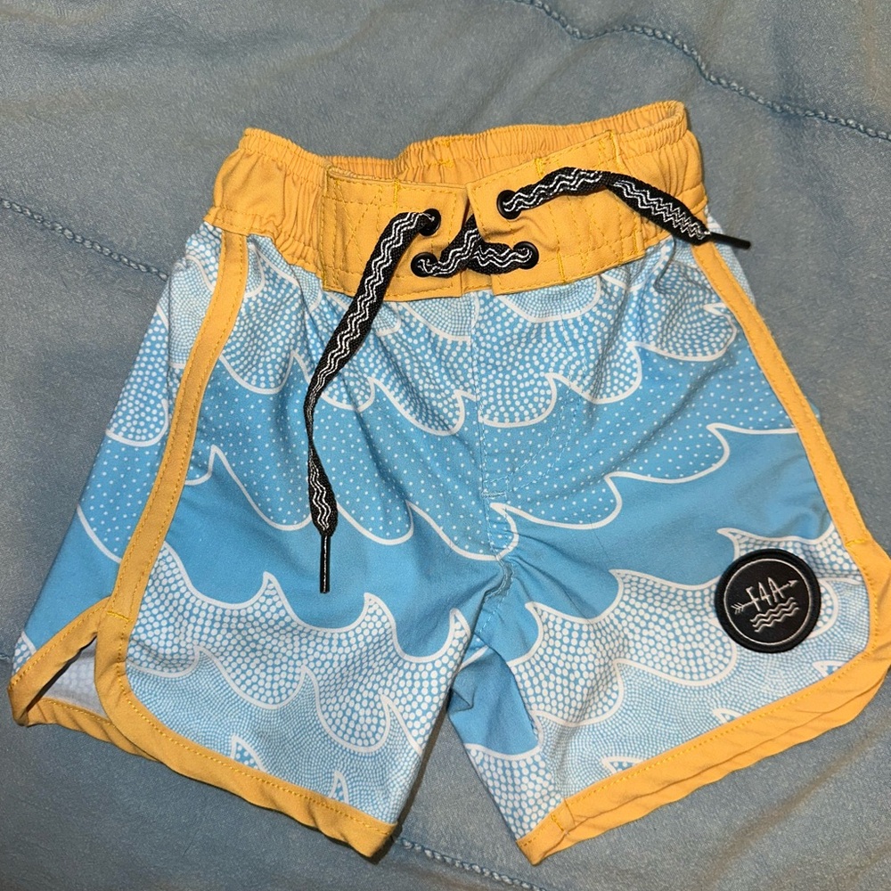 Toddler Feather & Arrow Swim Trunks